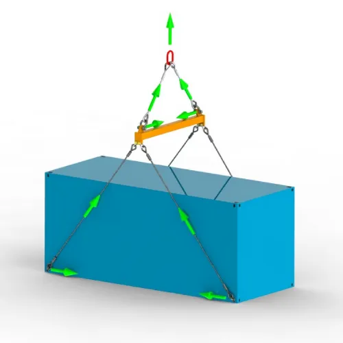 How to lift a shipping container?